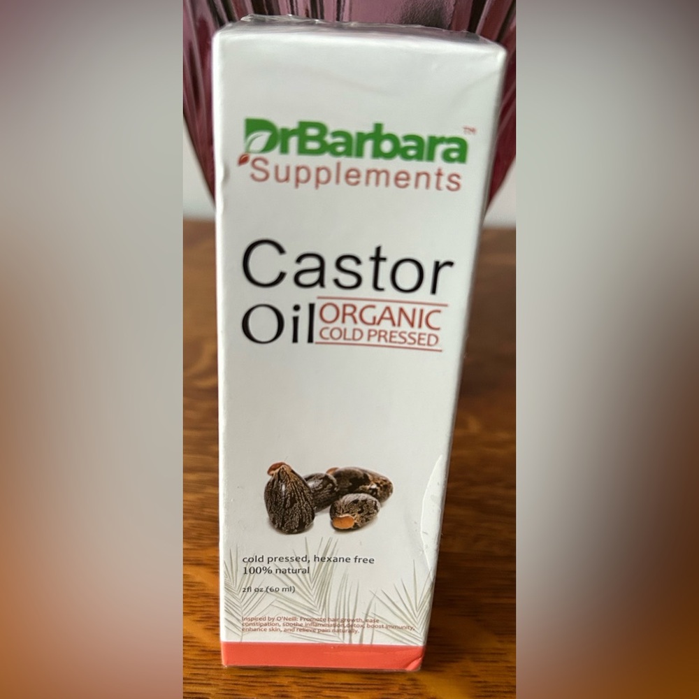 Dr Barbara Supplements Organic cold pressed Castor Oil 2 fl oz